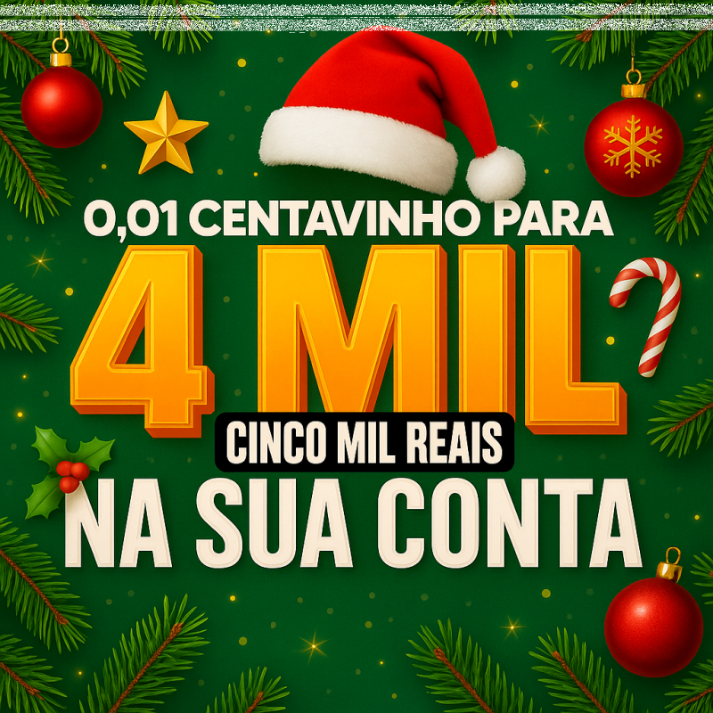 0,01 centavo pra 4K🎅🧑‍🎄