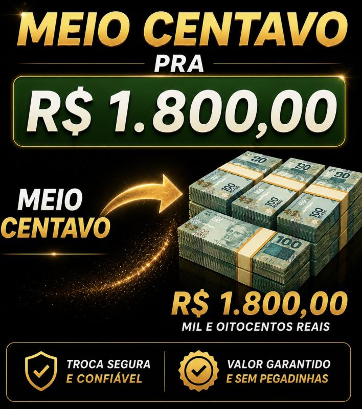 Meio Centavo Pra 1.800,00