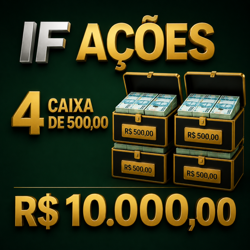 0,05 centavo pra 10.000,00
